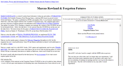 Desktop Screenshot of forgottenfutures.co.uk